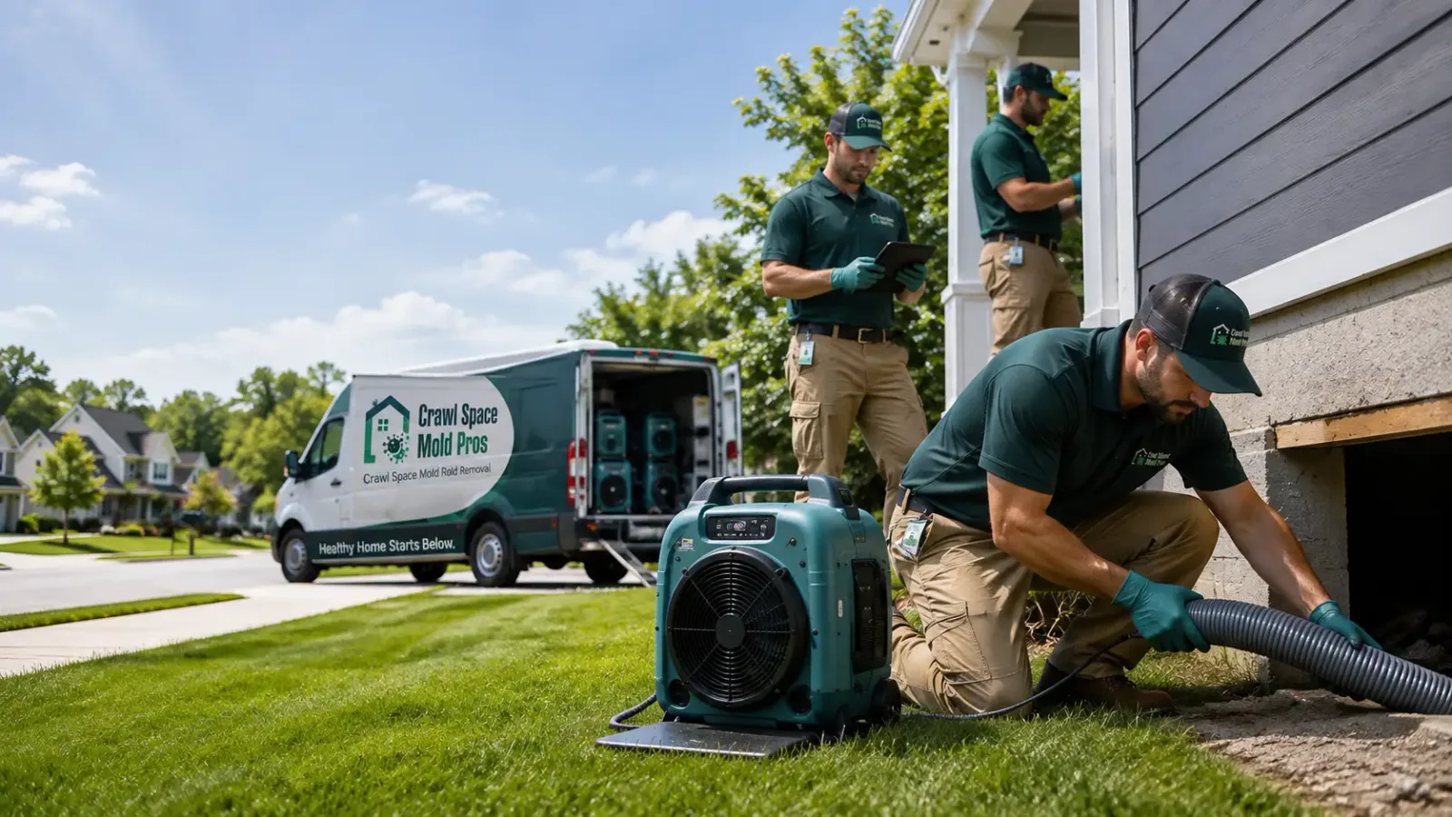 Crawl Space Mold Removal in Fowler, CO
